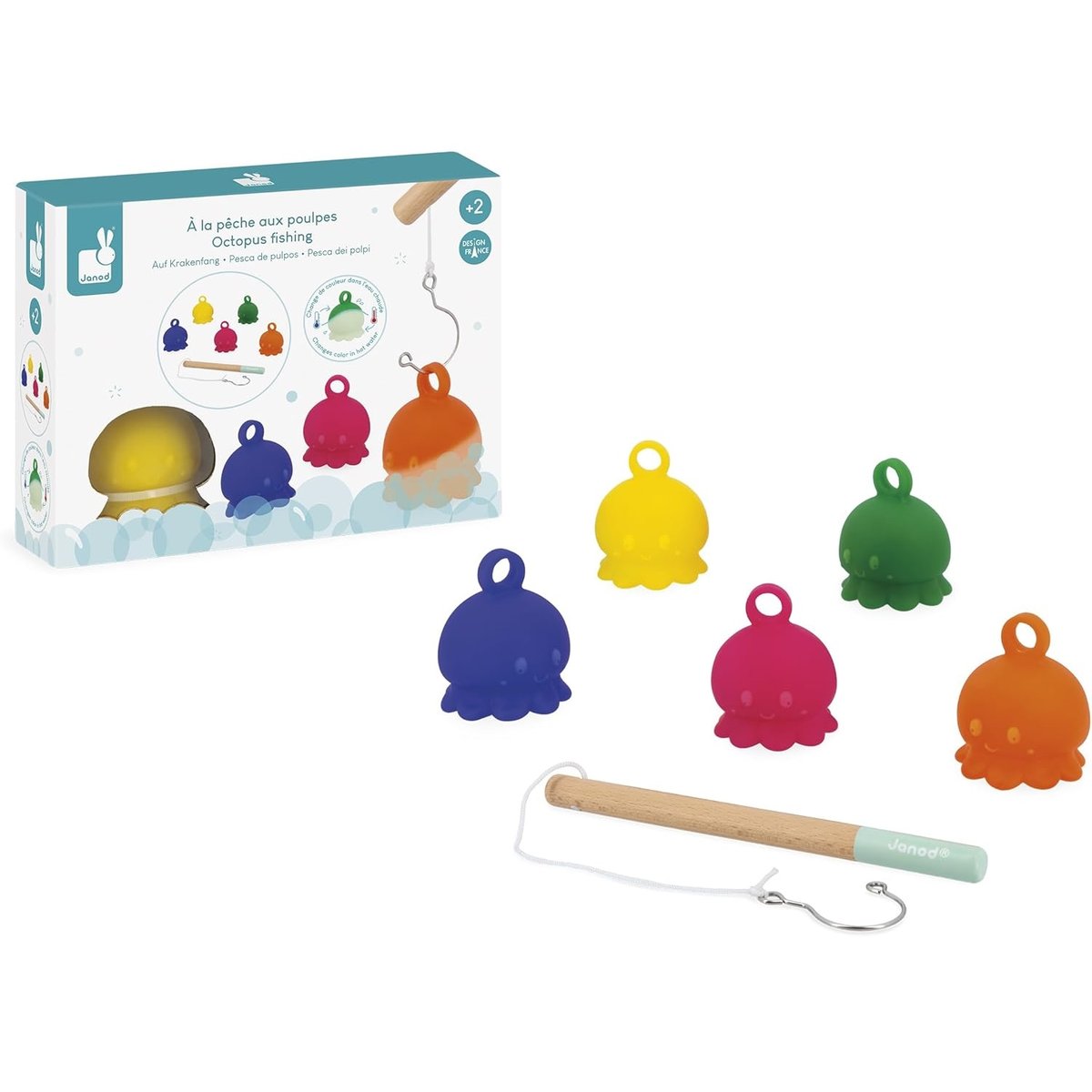 Jeu De Pêche Aux Poulpes mutlicolore, JANOD