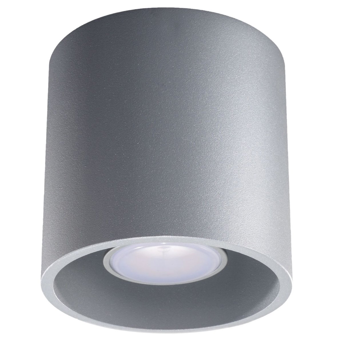 Plafonnier Aluminium Gris GU10 1 Orbis gris, EDEN