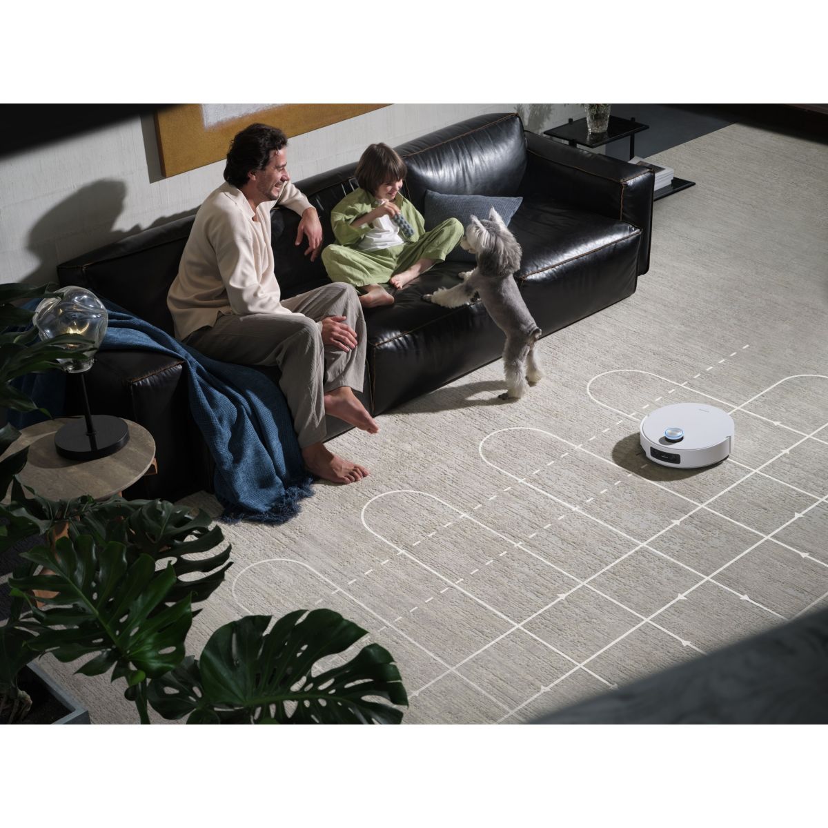 Robot Aspirateur Laveur Aqua10 Ultra Roller Complete blanc couleur unique, DREAME