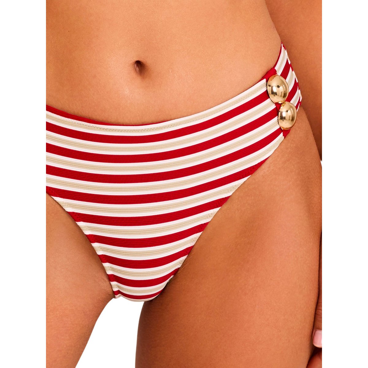 Bas maillot slip de bain SAILOR rouge, SELMARK MARE
