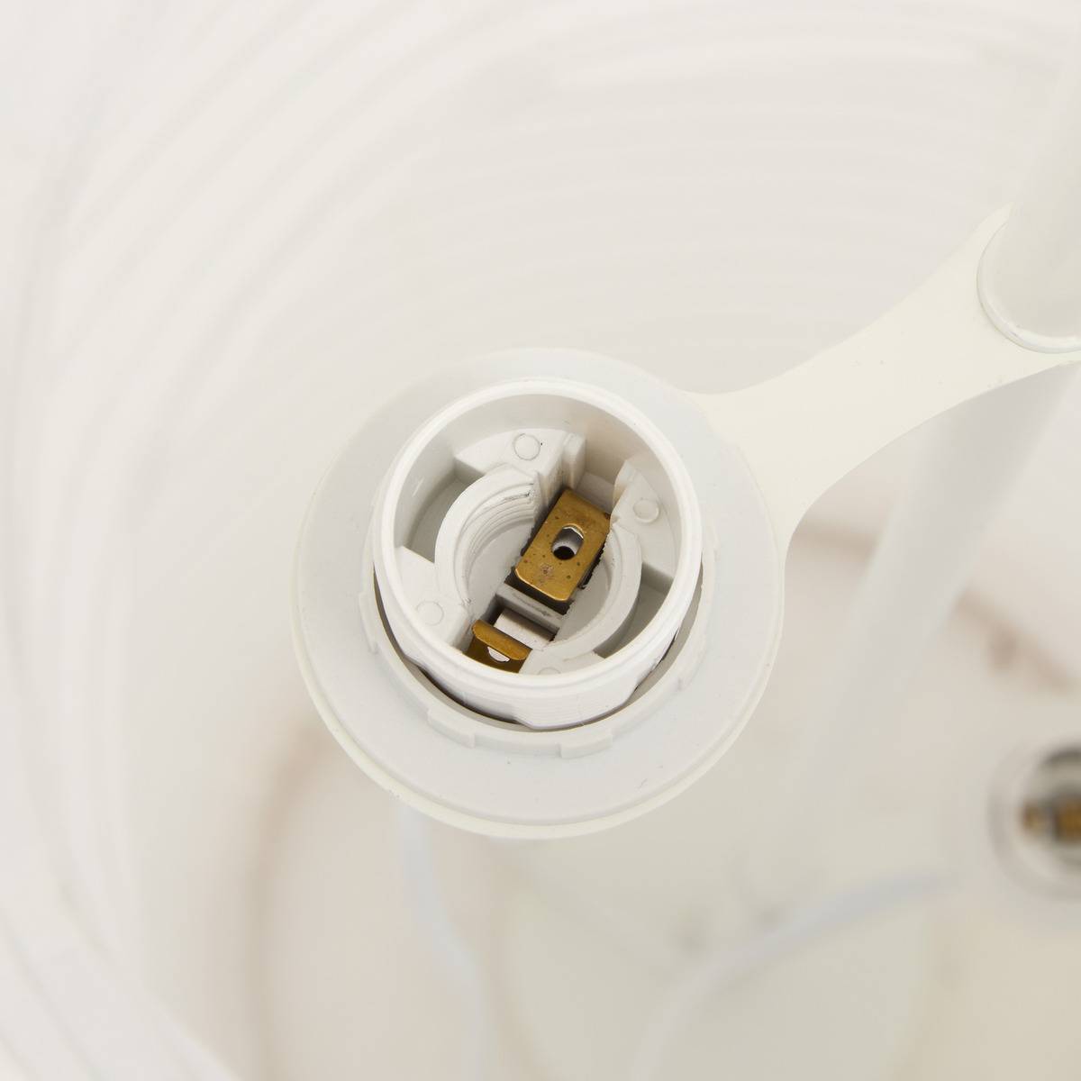 Lampadaire cylindrique en acier NIKA blanc, ATMOSPHERA