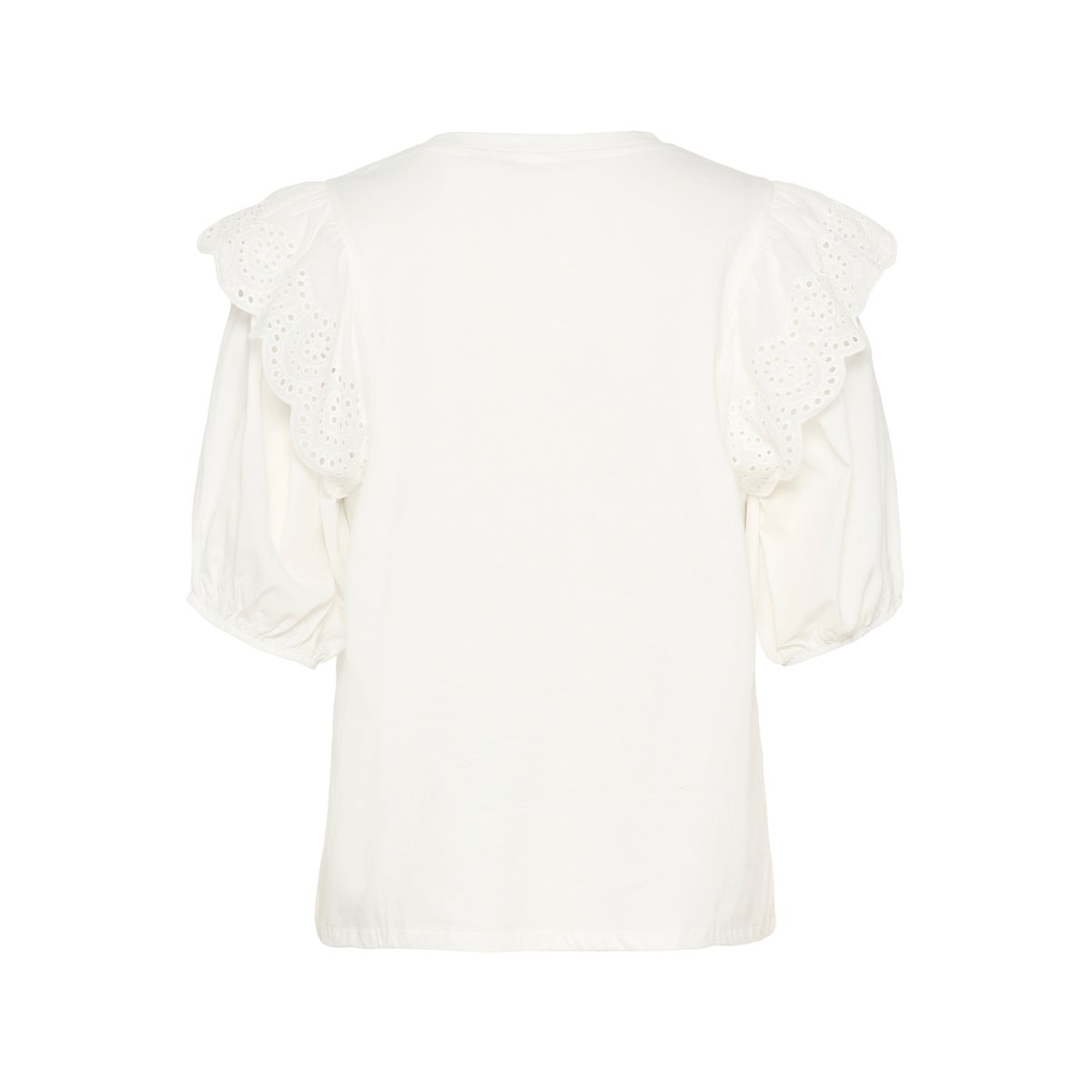 T-shirt à manches courtes blanc spring gardenia, CULTURE