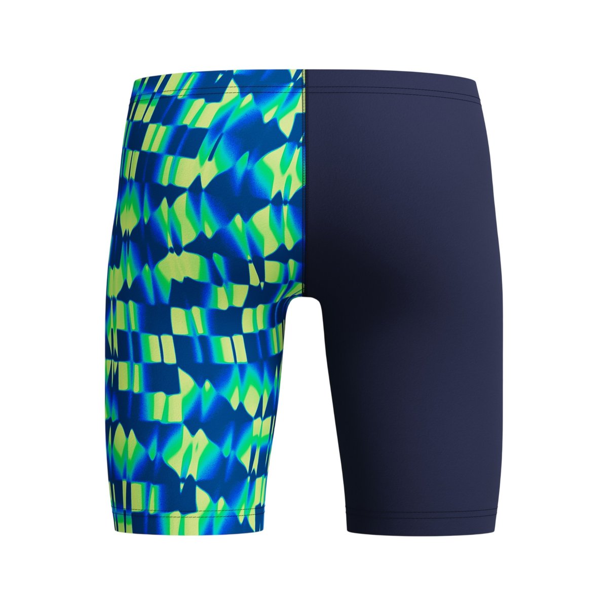 Jammer de natation motif/style formes géométriques bleu marine / vert, SPEEDO