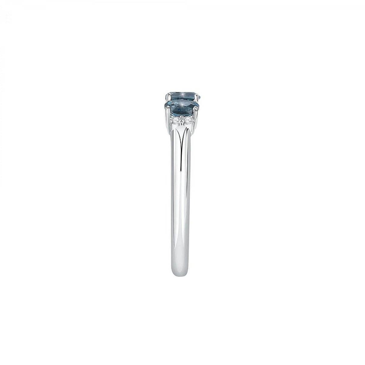 Bagues en Diamant/or 375/1000/topaze et Topaze argent, CLEOR