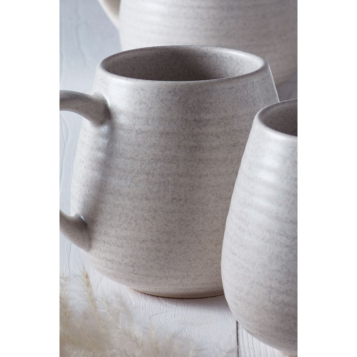 Tasses kya, lot de 4 grège, NEXT