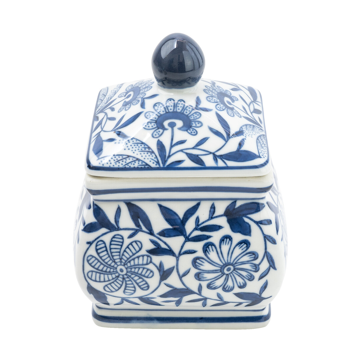 Blue Patterened Decorative Jar blue/white, SO'HOME