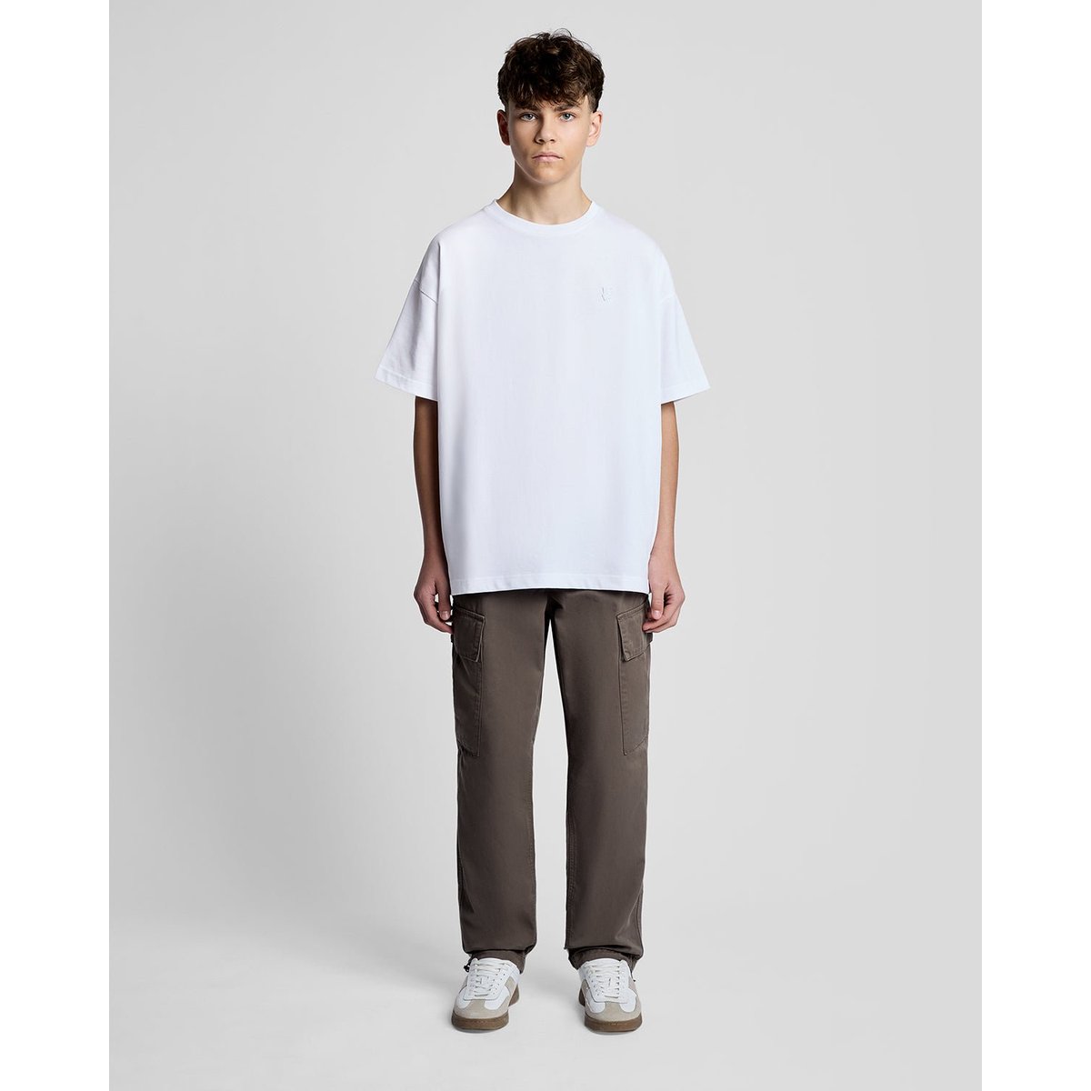 T-shirt épais décontracté blanc, LYLE & SCOTT