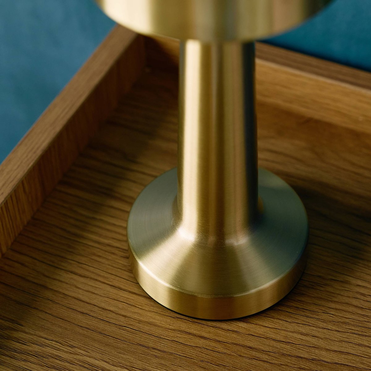 Lampe de table intérieur LED métal doré Ø9cm DAVID or, SWEEEK