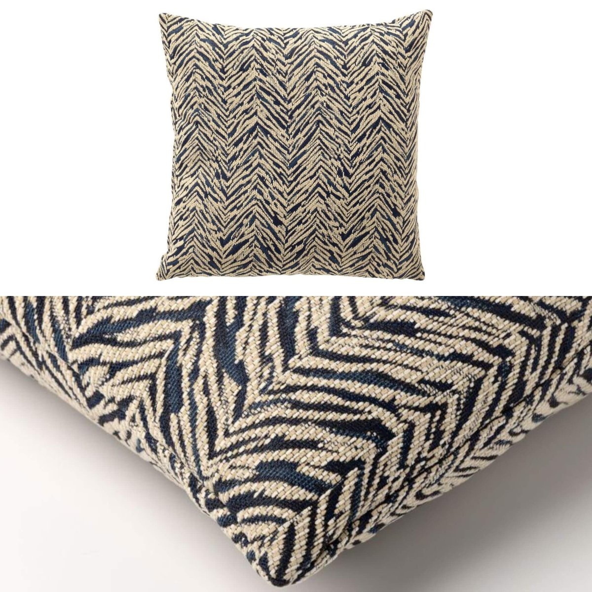 Coussins Lake breeze (Lot de 3) bleu, DUTCH DECOR