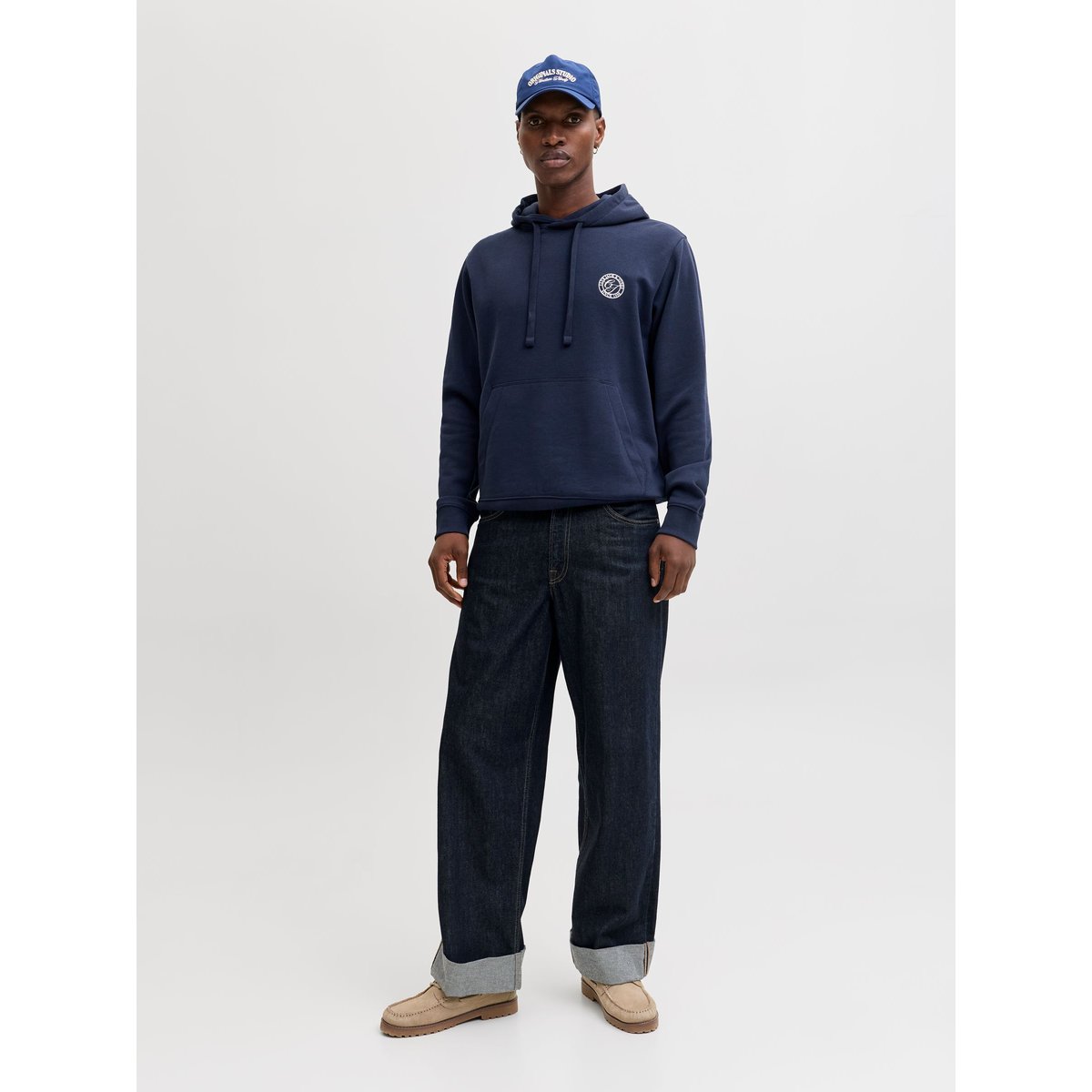 Sweat À Capuche navy blazer, JACK & JONES