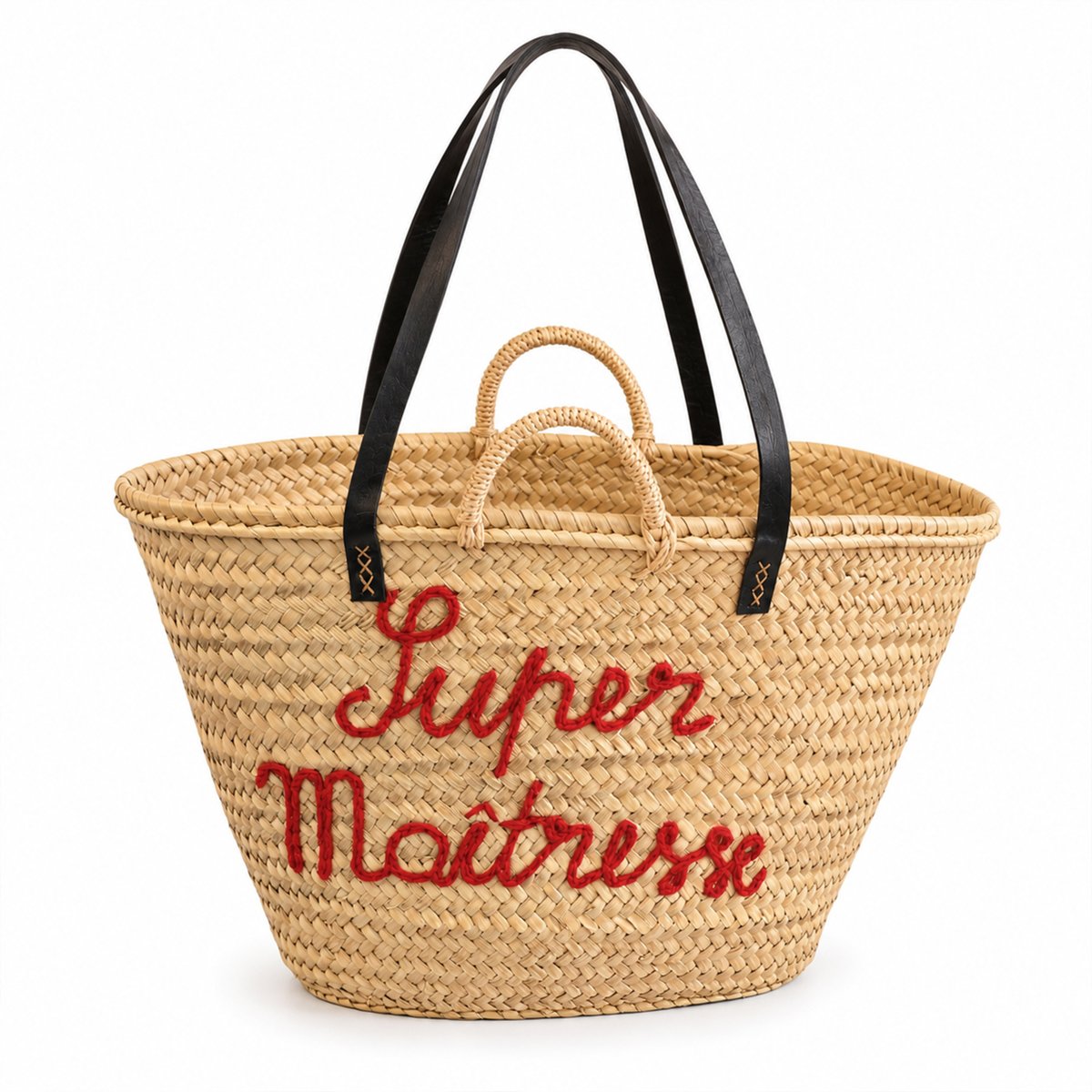 Panier SUPER MAITRESSE - LOJI rouge, HOME MAISON