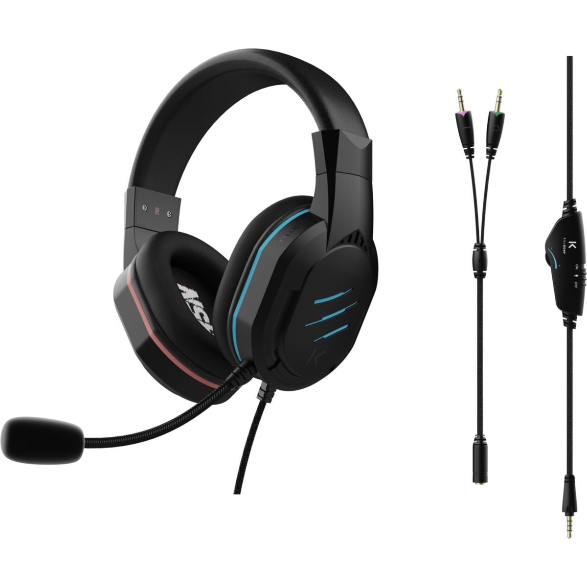 Casque gamer H5 Switch Access couleur unique, SKILLKORP