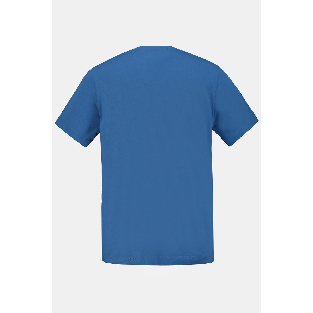 Lot de 2 T-shirts, col rond, collection Basic bleu égée, JP1880