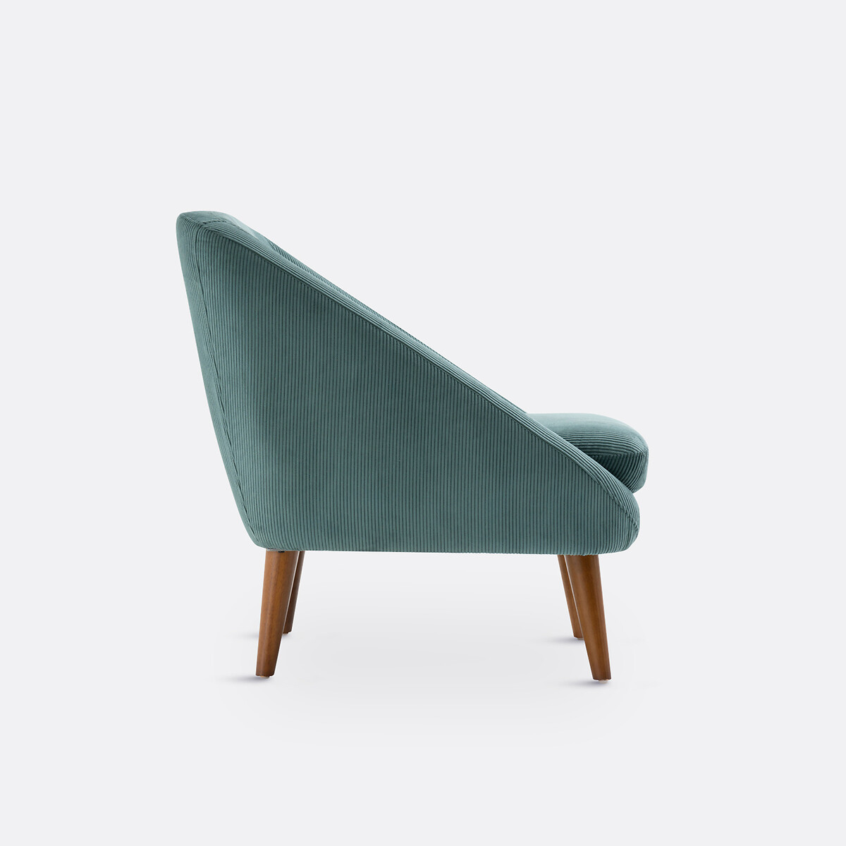 Fauteuil velours côtelé, Séméon vert eucalyptus, LA REDOUTE INTERIEURS