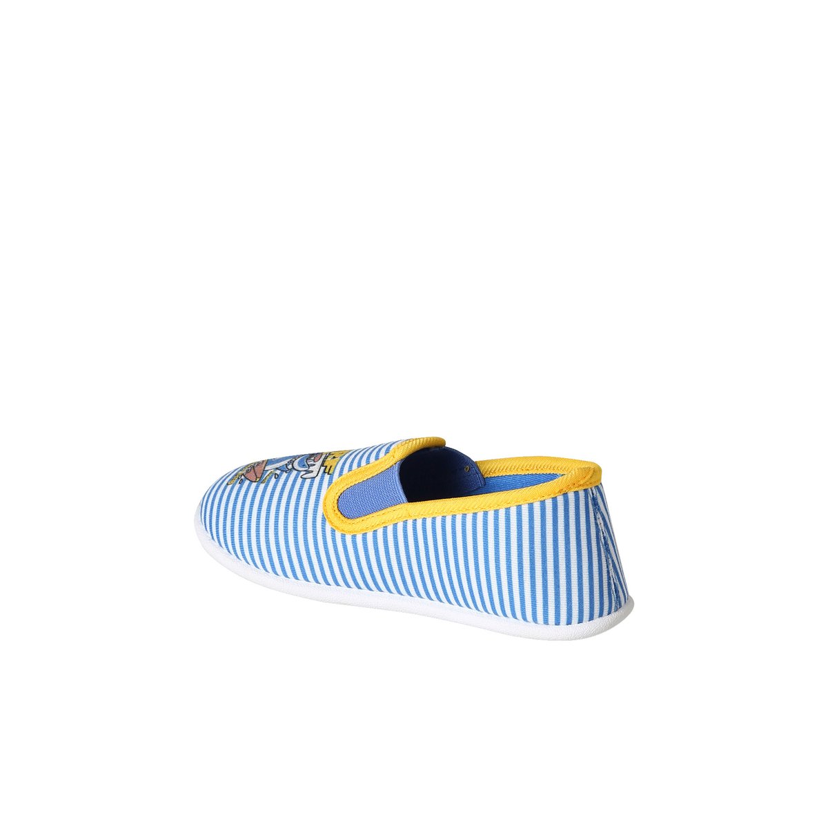Chausson charentaise rayé bleu, VERTBAUDET