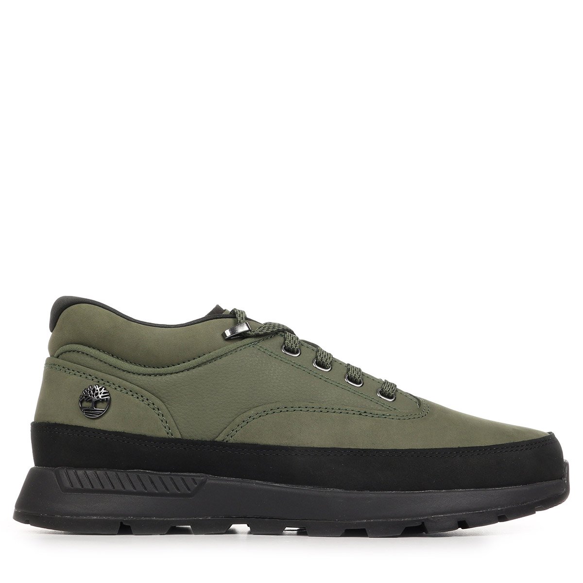 Baskets EURO GRID dark green nubuck, TIMBERLAND