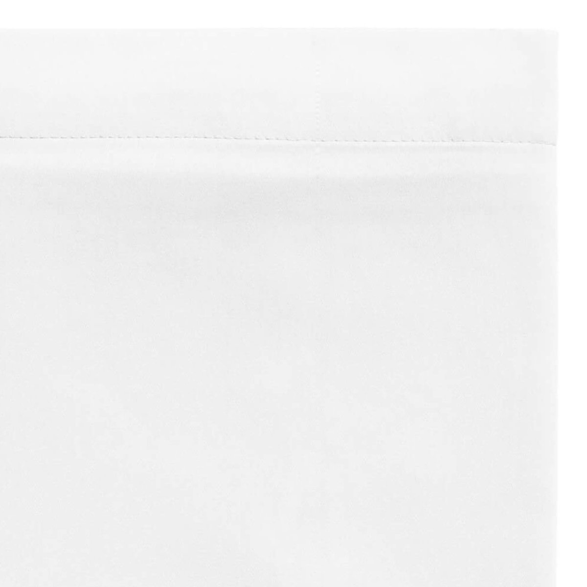 Drap plat satin de coton made in France blanc, TERRE DE NUIT