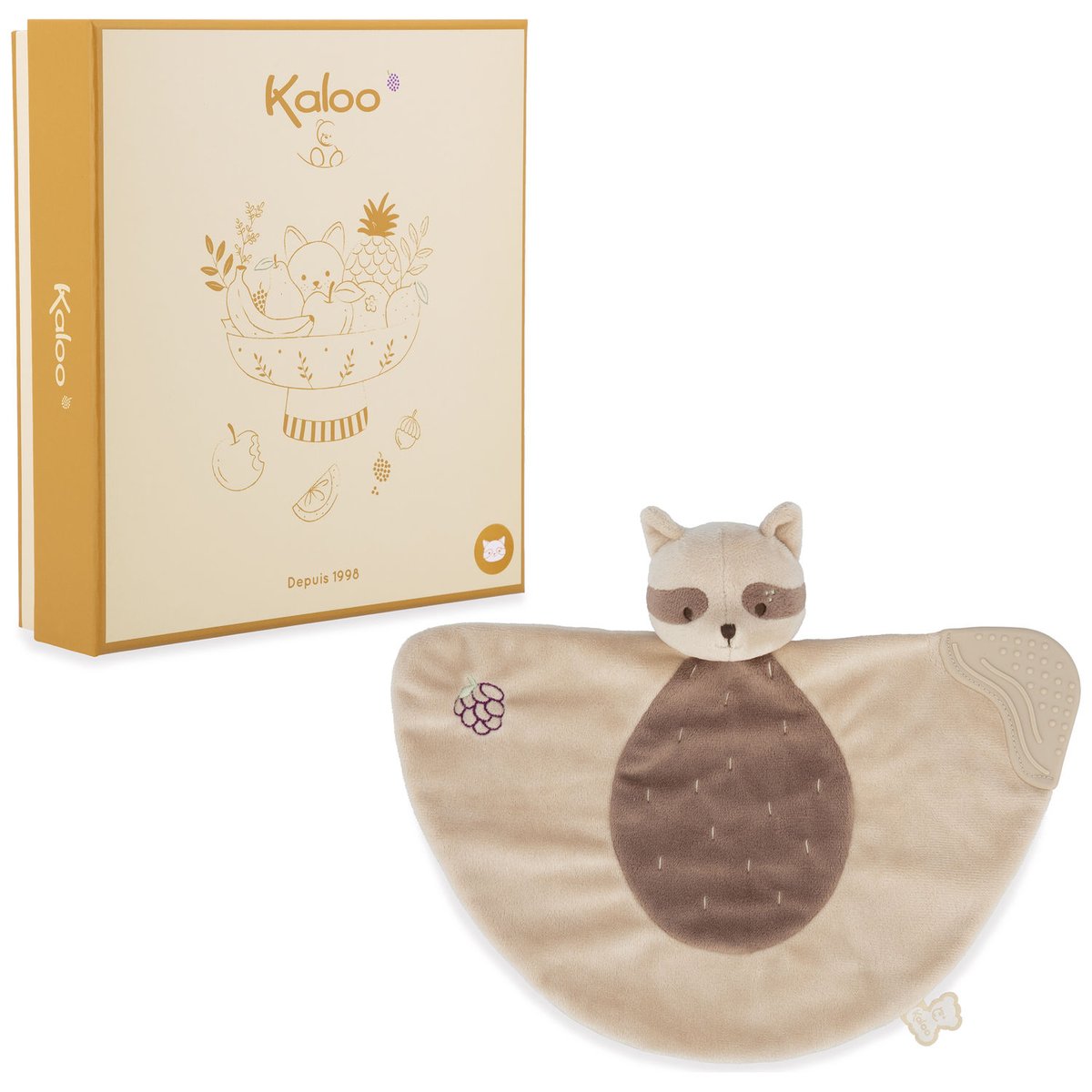 Doudou de dentition beige, marron, KALOO