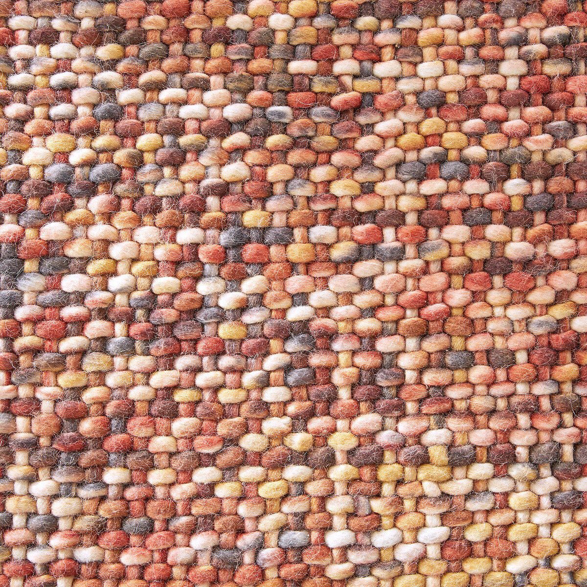 Tapis XL en laine, tissé main, Mutanya terre cuite, AM.PM