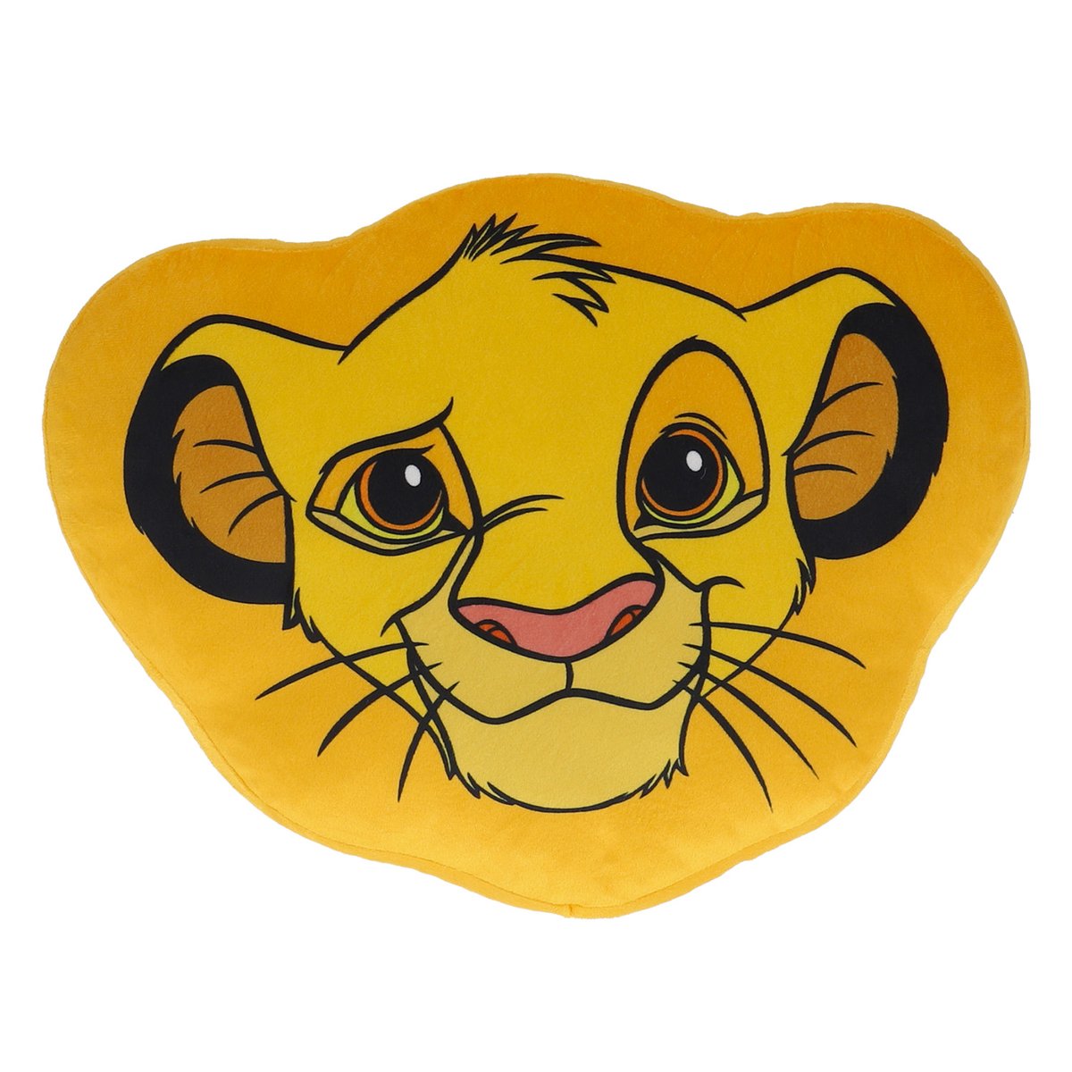 Coussin 3D Disney, SIMBA ROI LION orange fonce, DISNEY