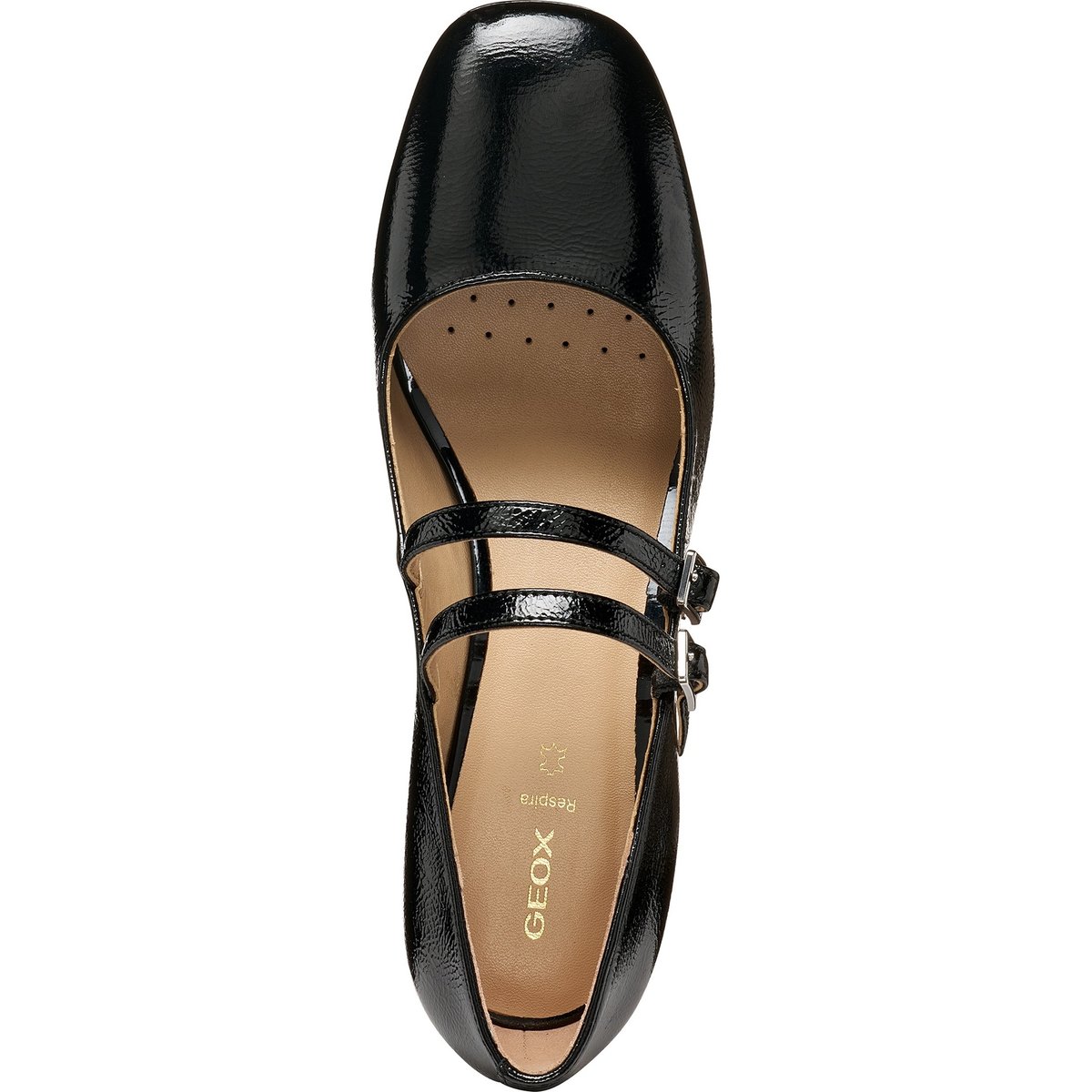 Babies en cuir à talons, KALIDINE noir, GEOX