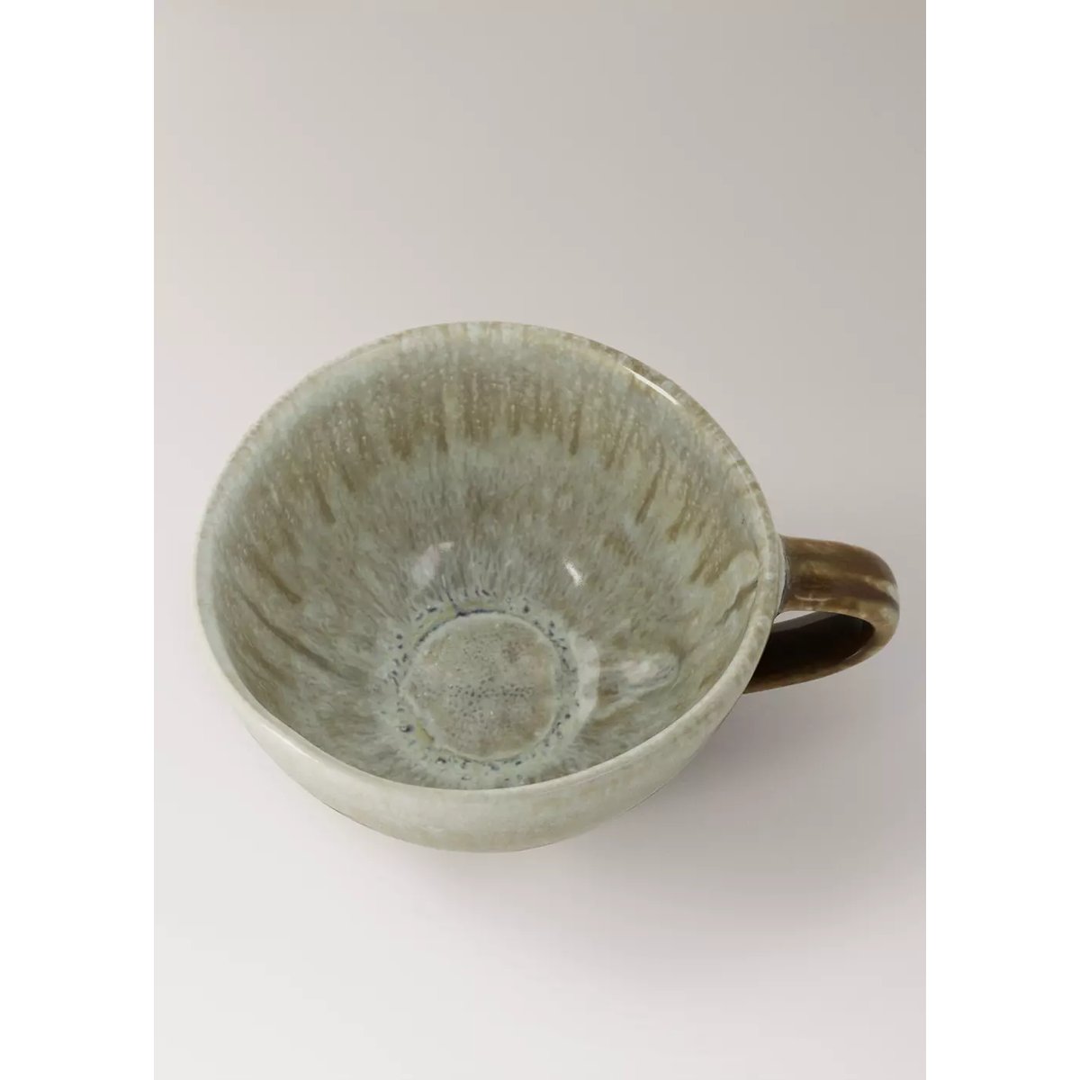 Tasse en grès vintage vert forêt, MANGO HOME