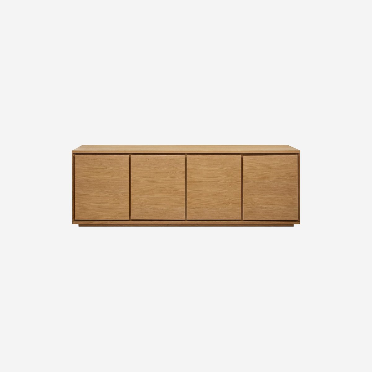 Buffet bois, panneau HAZO naturel clair, HABITAT
