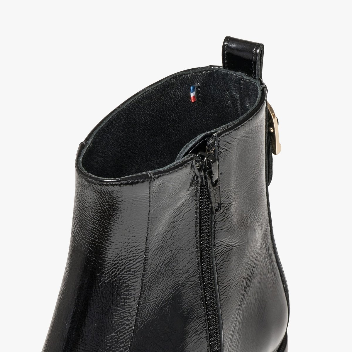 Boots À Talon en cuir MALICIA noir, BOCAGE