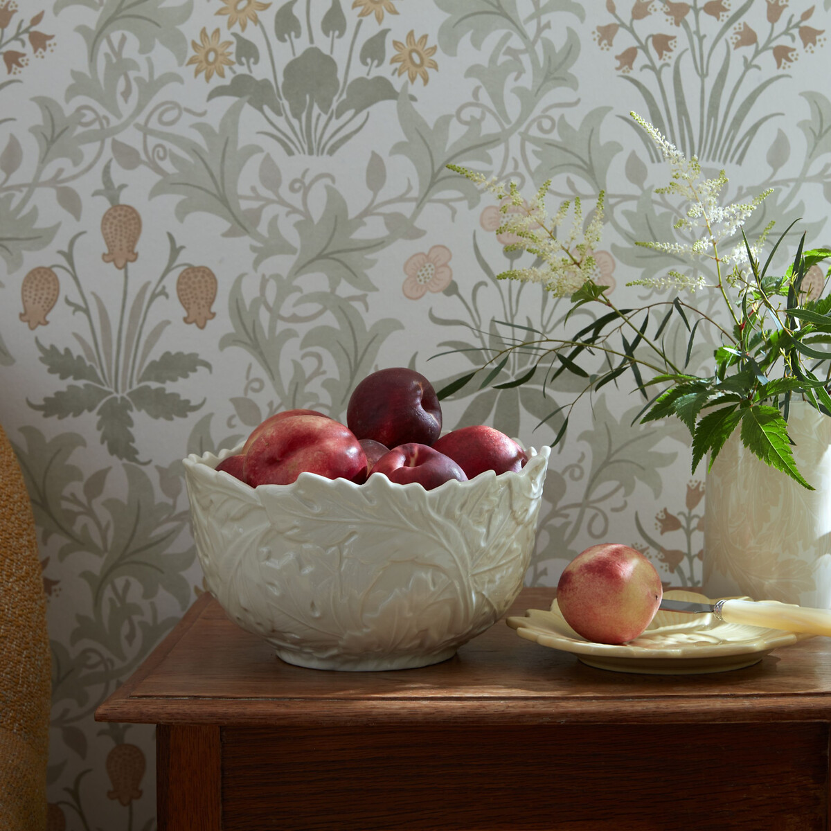 Kitchen Garden Fruit Bowl green, WILLIAM MORRIS AT HOME