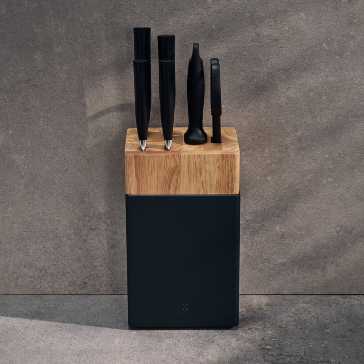 ZWILLING CRAVE Bloc de couteaux 7 pièces, fusil et ciseaux, acier inoxydable no-color, ZWILLING