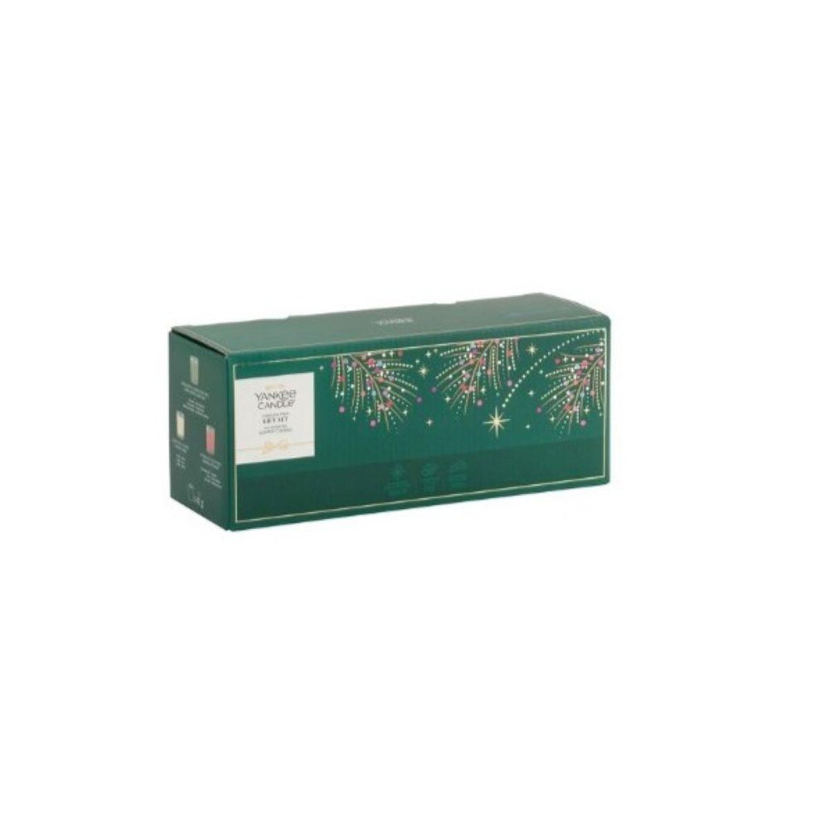 Coffret cadeau trio intemporel 3 bougies multicolore, YANKEE CANDLE