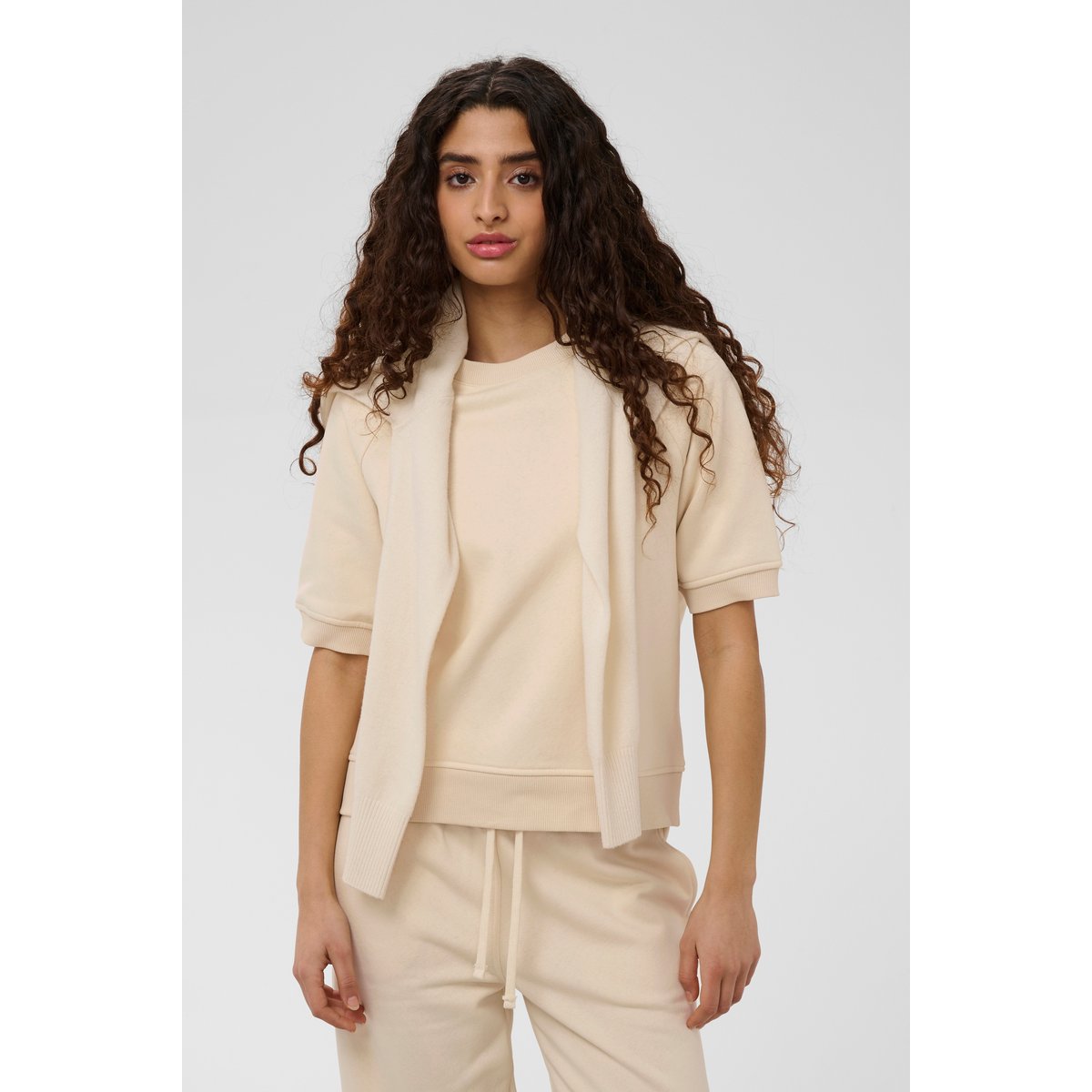 Sweatshirt beige oatmeal, SOAKED IN LUXURY