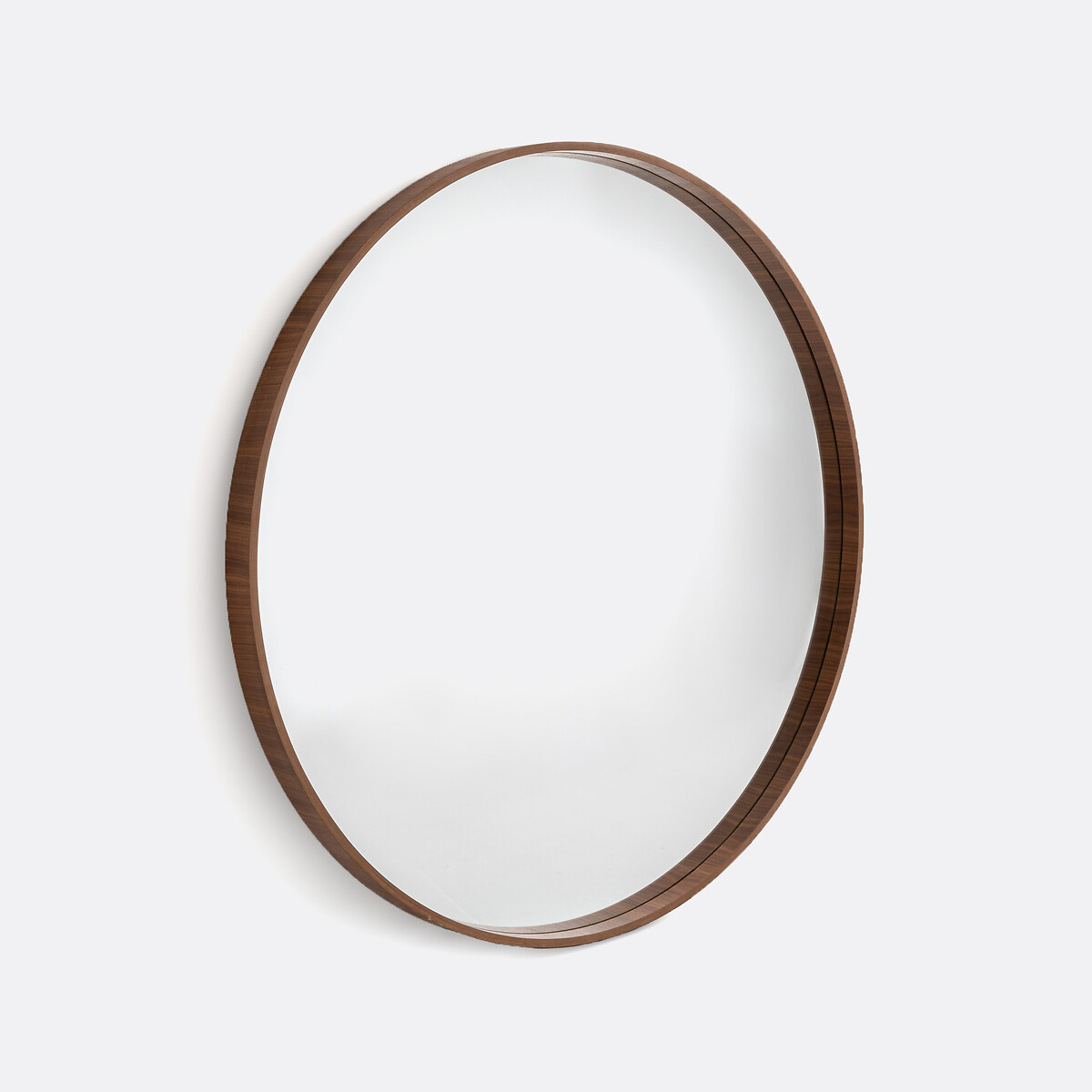 Miroir rond plaqué noyer Ø100 cm, Alaria noyer, LA REDOUTE INTERIEURS