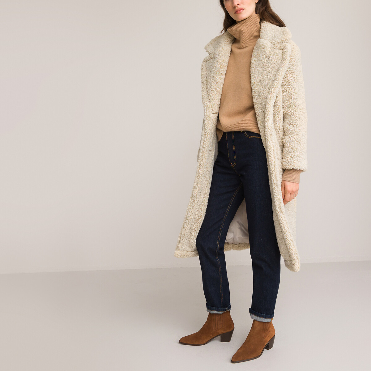 Signatures Doriane Cowboy Boots in Suede brown, LA REDOUTE COLLECTIONS