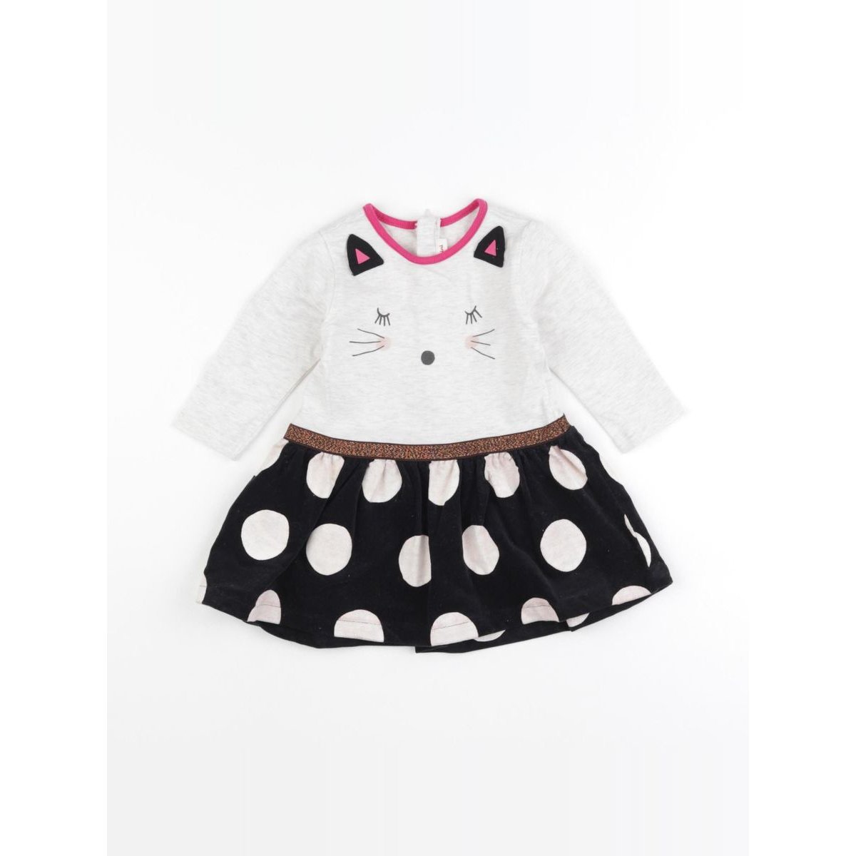 Robe - Très bon état beige, noir, CATIMINI