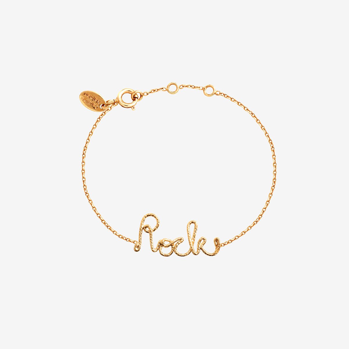 Bracelet doré rock - bling doré, CAROLINE NAJMAN