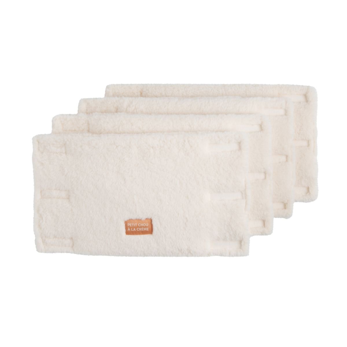 Protections de barreaux de Lit en sherpa ecru, SAUTHON