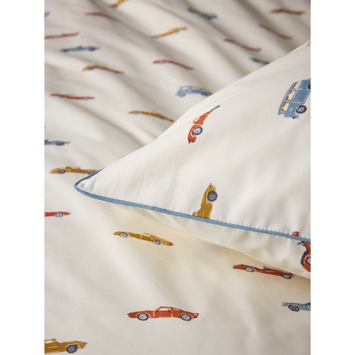 Taie d'oreiller percale de coton "ANATOLE" imprimérime multico, CYRILLUS