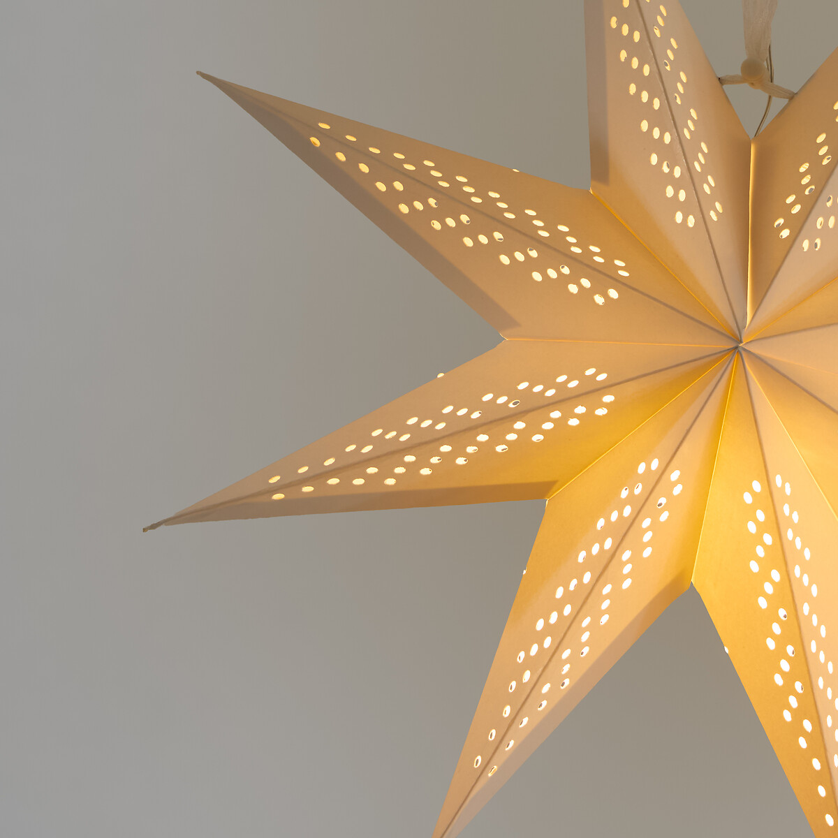Étoile lumineuse à suspendre, diamètre 38 cm, Caspar ecru, LA REDOUTE INTERIEURS