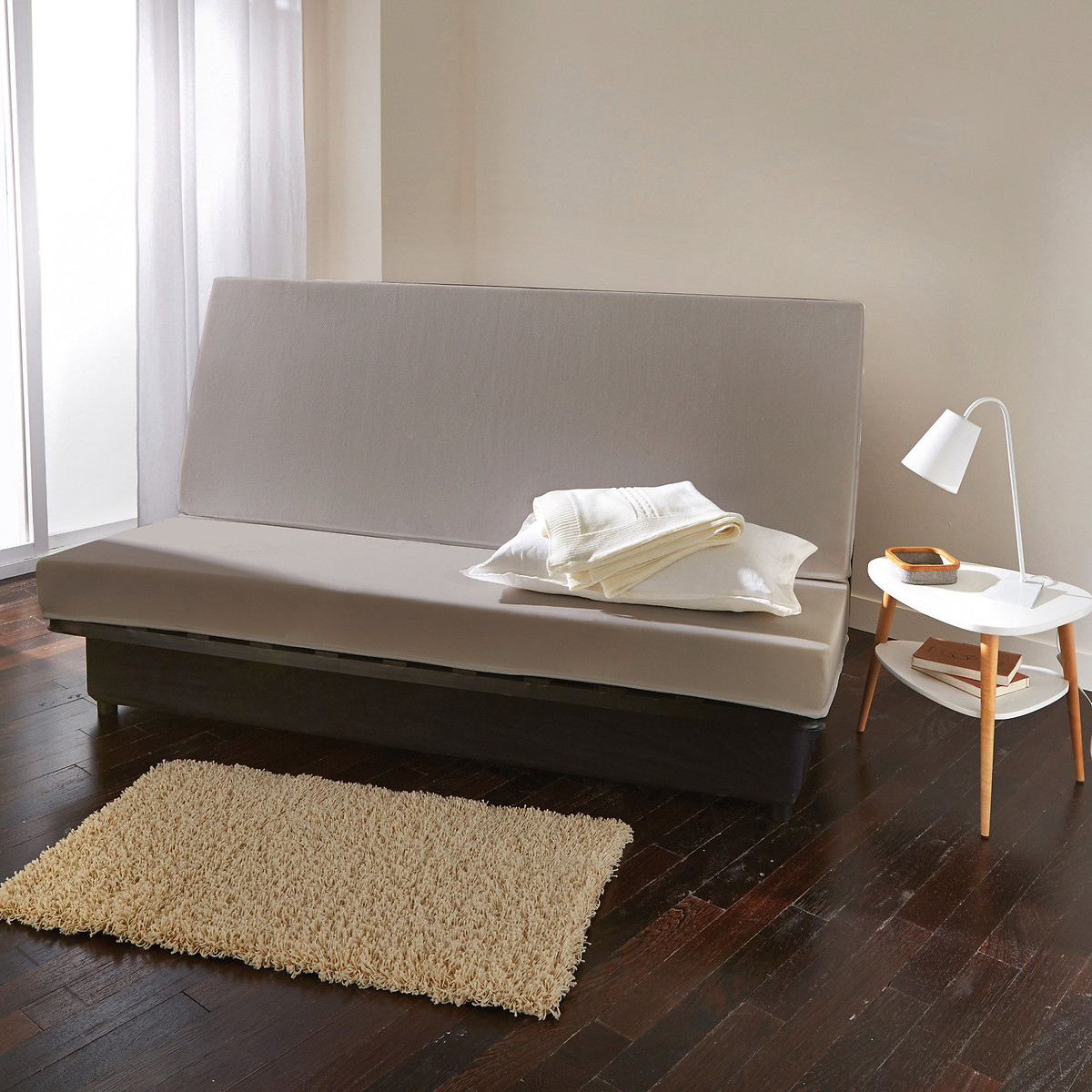 Matelas ressorts, spécial banquette clic-clac, hauteur 14 cm gris, LA REDOUTE INTERIEURS