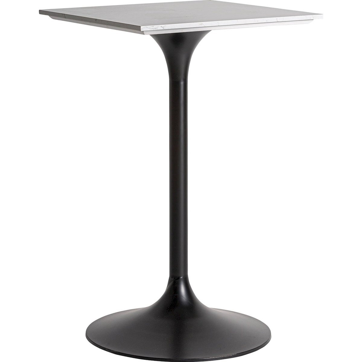 Table de bar art déco en porcelaine et bois blanc porcelaine et bois naturel, RECOLLECTION