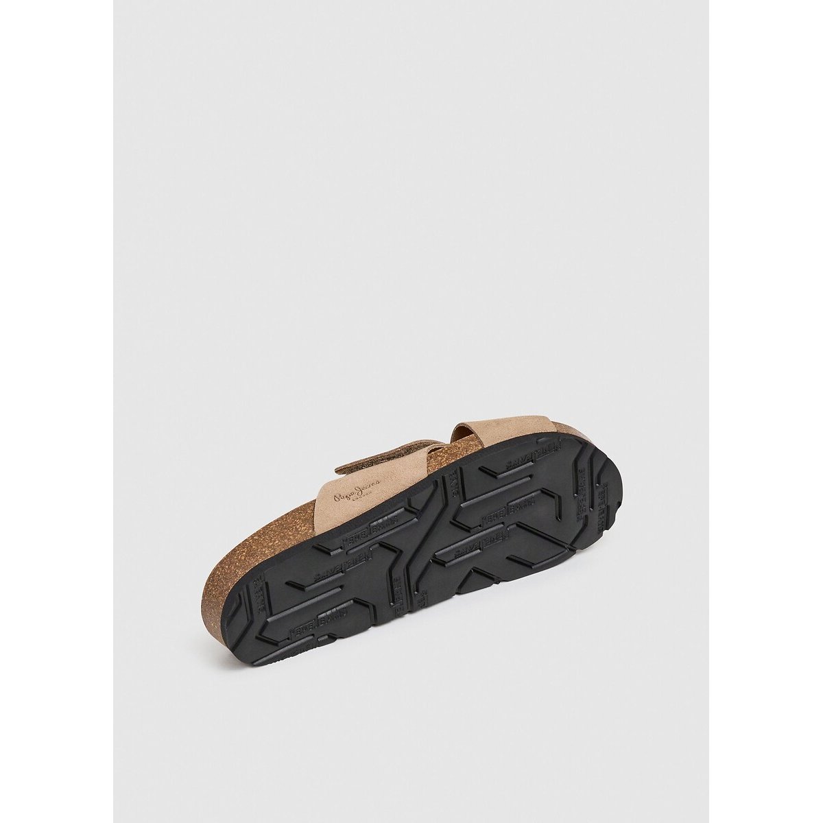 Mules brides croisées Bio Evolve beige, PEPE JEANS
