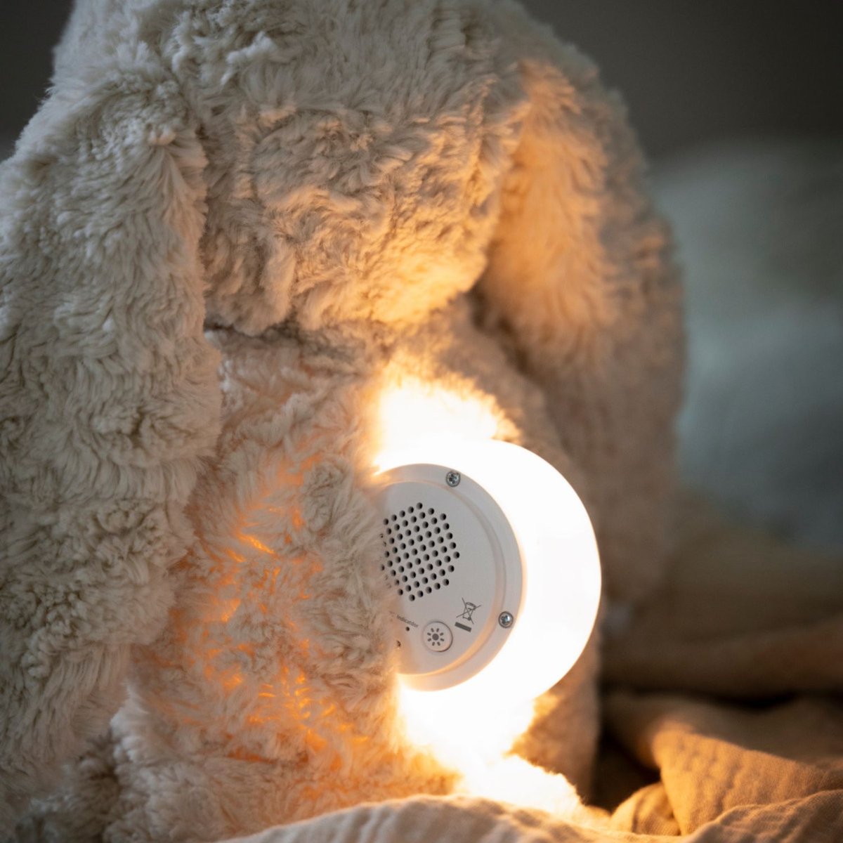 Veilleuse avec entraîneur de sommeil ecru, noir, BABY'S ONLY
