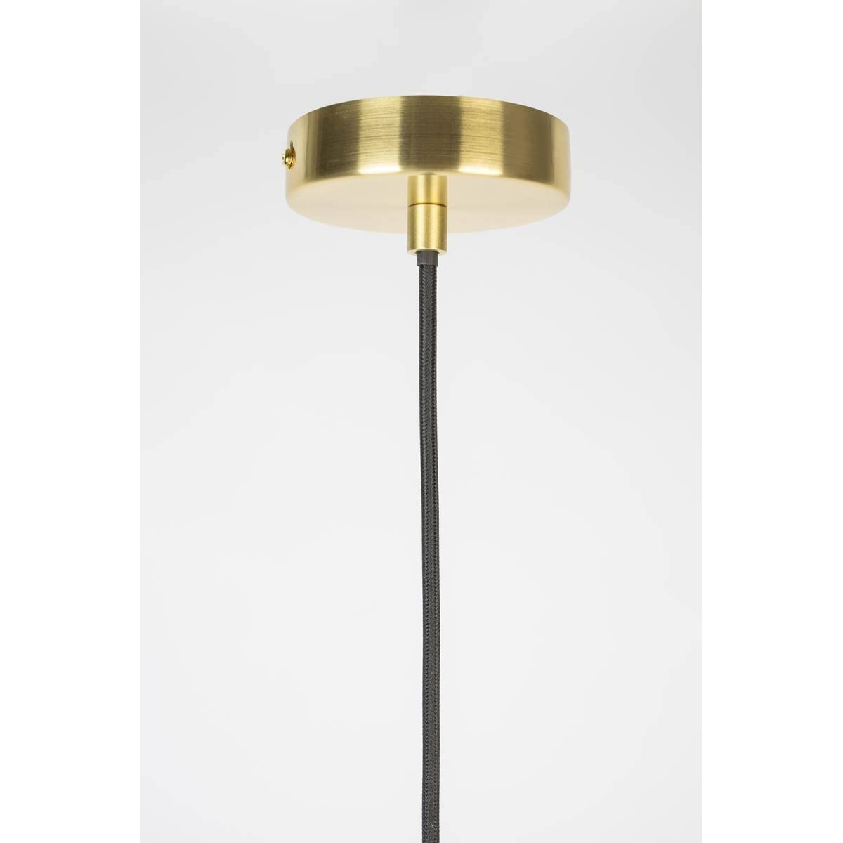 Suspension en verre industriel, LAUREN gris transparent, BOITE A DESIGN