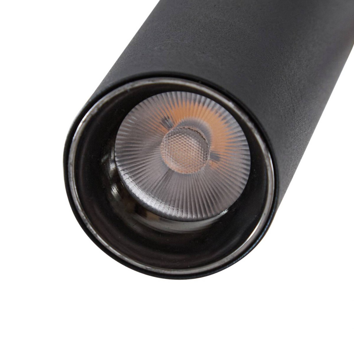 Plafonnier en métal moderneLED, Eldrin noir, LINDBY