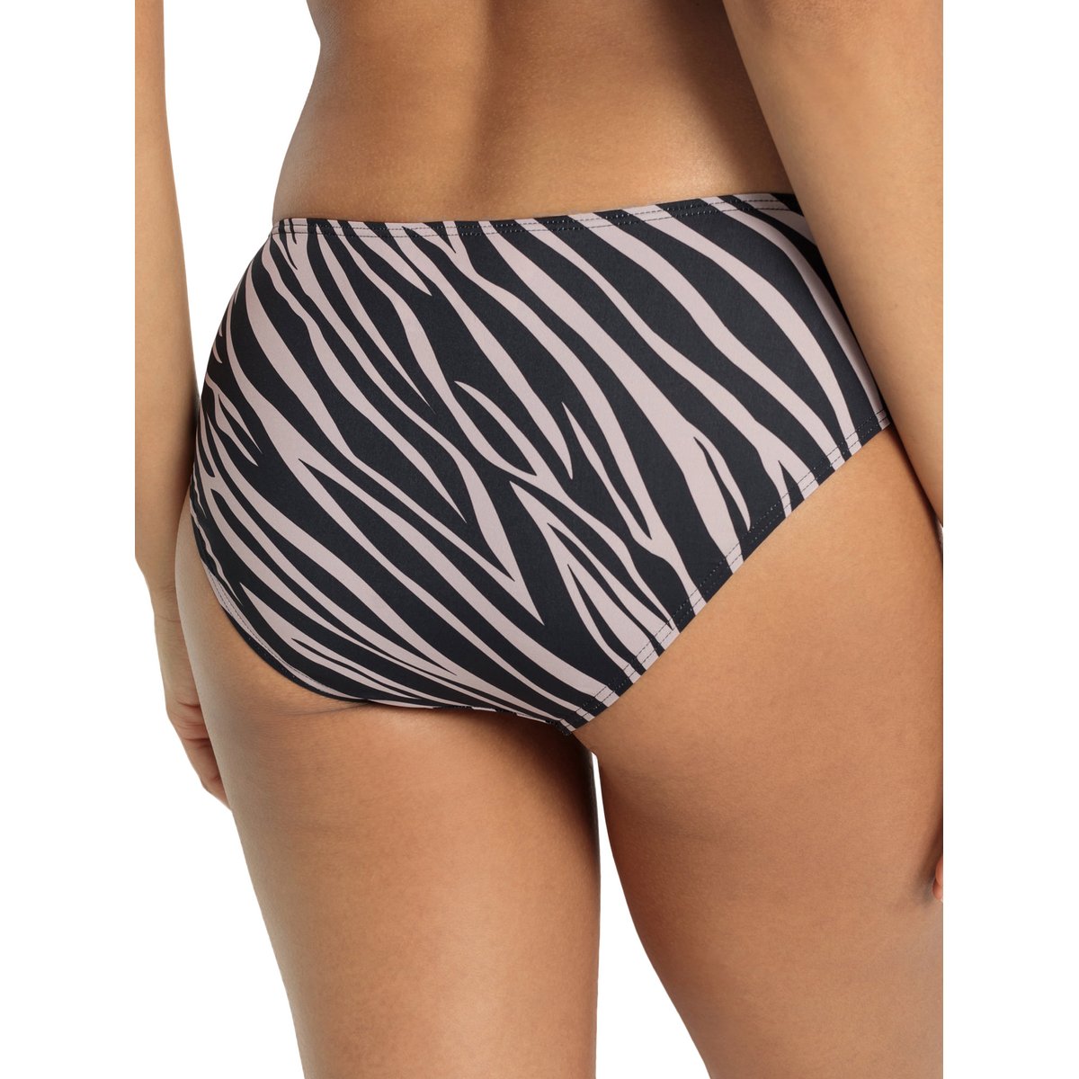 Bas maillot slip de bain taille haute côtés réglables Kaa imprimé, LASCANA