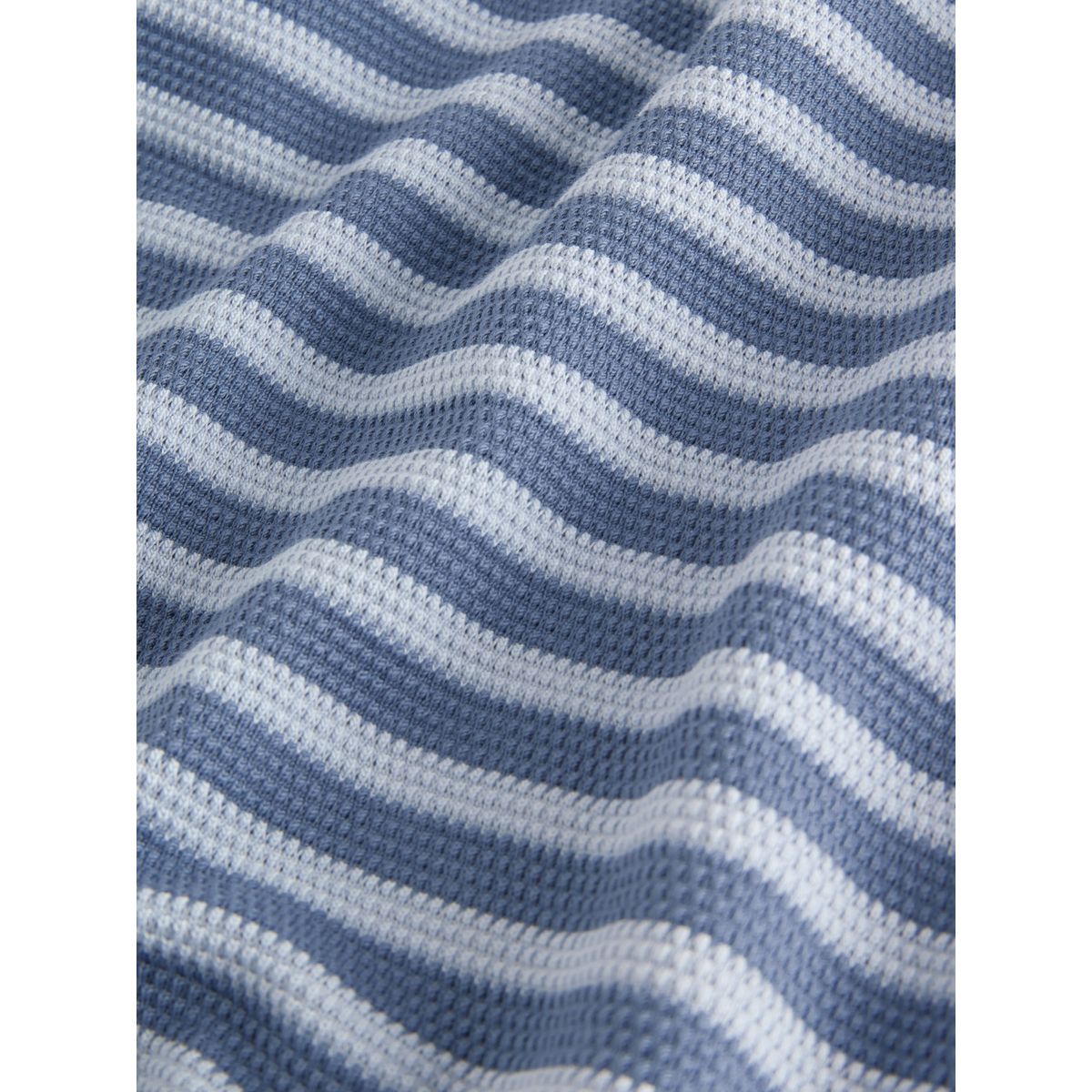 T-shirt décontracté texturé, lot de 3 rayures bleues/blanches/marron, NEXT
