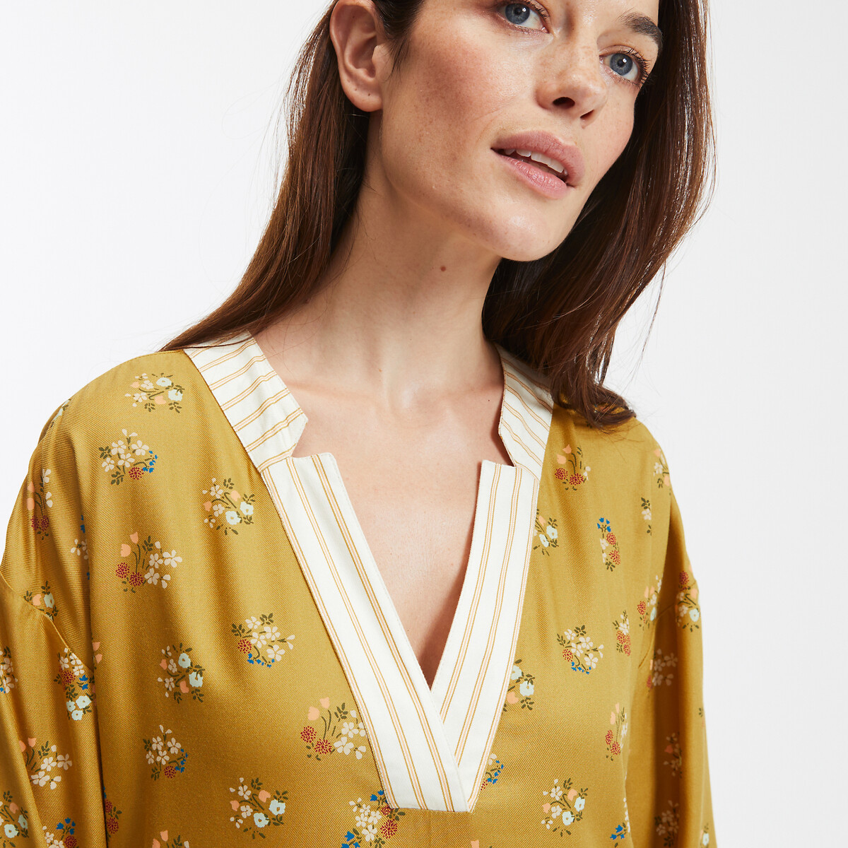 Printed Nightdress floral print, LA REDOUTE COLLECTIONS
