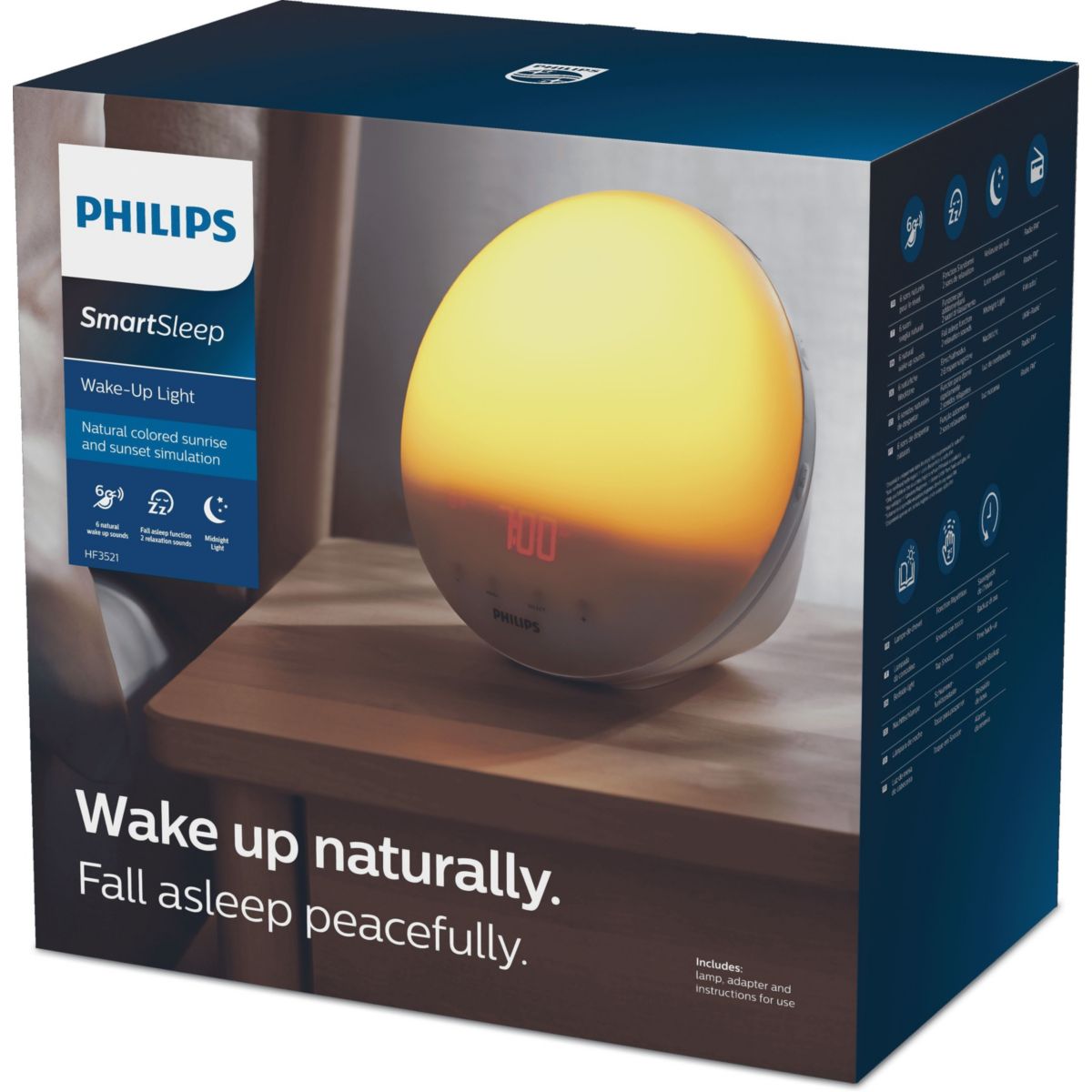 Simulateur d'aube HF3521/01 couleur unique, PHILIPS