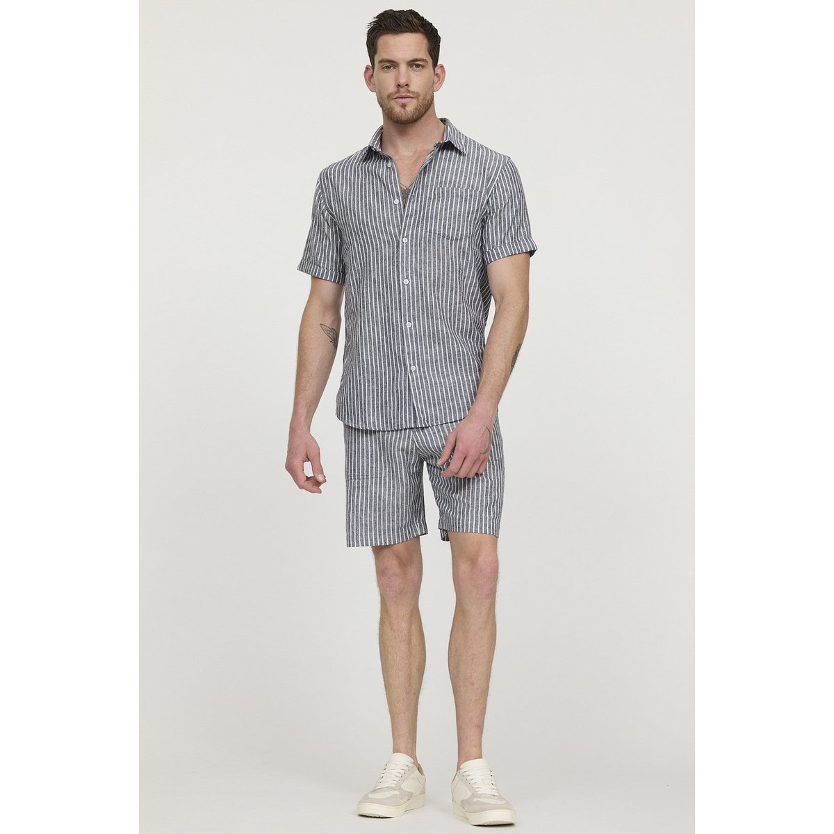Short coton regular NINO bleu marine, LEE COOPER